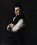 Francisco de Goya Portrat des Tiburcio Perez y Cuervo oil painting on canvas